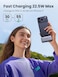 UGREEN Mini Power Bank, 5000mAh with Built-In 3.77mm Long USB C Connector,SCP 22.5W Fast Charging Mini Portable Charger for iPhone 17/16, Samsung Galaxy, AirPods, Huawei for Travel,Work,Outdoor Use