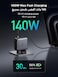 UGREEN Nexode 200W USB C Charger GaN Tech 4-Port 140W Laptop Charger Type C Fast Wall Charger Adapter Compatible for MacBook Pro/Air, Dell XPS, 65W iPad, 30W iPhone 16 Pro, 25W Samsung S24U, etc