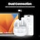 UGreen In-Ear Earbuds Hitune H6 Pro Hybrid Anc Earbuds - White