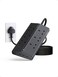 UGREEN 10-in-1 Trapezoidal Power Strip, 6 Widely Spaced Outlets, 4 USB Ports (3A1C), GaN Charging Station with Overload Protector Extension Cord, Outlet Extender for Home/Office/Dorm/Travel (1.5M)