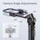 ULANZI MT-70 Extendable Tripod 63 Selfie Stick Vlog Tripod Stand with 2 Phone Clips as Teleprompter 360&deg; Rotate Camera Holder for iPhone Sony Canon DJI Osmo Nano Lightweight for Travel Black