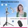 ULANZI MT-70 Extendable Tripod 63 Selfie Stick Vlog Tripod Stand with 2 Phone Clips as Teleprompter 360&deg; Rotate Camera Holder for iPhone Sony Canon DJI Osmo Nano Lightweight for Travel Black