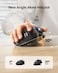 ProtoArc Wireless Trackball Mouse, EM01 NL Ergonomic Bluetooth Rollerball Thumb Rechargeable Computer Laptop Mouse, Adjustable Angle &amp; 3 Device Connection for PC, Mac, Windows-Gray Ball