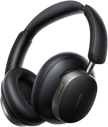 UGREEN Studio Pro Headphones Wireless, 120H Playtime, Adaptive Noise Cancelling, Hi-Res Sound Bluetooth 6.0 Over-ear Headsets, Custom EQ &amp; Multiple Connection via App, Fit for S26 Ultra, Black