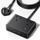 UGREEN Extension Cord with 4 USB Slots, 2 Way 2990W Max Multiple Plug with 1.5m Extension Plug, Compatible with iPhone 16/15, iPad Pro/Mini, Laptop, Docking Sation, ect Suitable for Home/Office