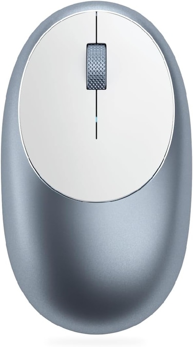 Satechi Mouse for Macbook - M1 Wireless Bluetooth Mouse With Rechargeable Type-C Port for Mac, Mac Mini, iMac, iPad Pro M2, iPad Air M1 M2 &amp; More (Blue)
