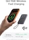 UGREEN Magflow Air Power Bank,10000mAh Qi2 15W Certified Magnetic Wireless Charger, 30W USB-C Portable Battery Pack with Built-in Cable, MagSafe-Compatible Fast Charging for iPhone 17/16/15/,Grey