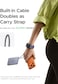 UGREEN Magflow Air Power Bank,10000mAh Qi2 15W Certified Magnetic Wireless Charger, 30W USB-C Portable Battery Pack with Built-in Cable, MagSafe-Compatible Fast Charging for iPhone 17/16/15/,Grey