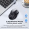 UGREEN Wireless Mouse, 2.4GHz Stable Connection, Ergonomic Silent Mouse, 5-Button with 3 Adjustable DPI (800/1200/1600), Compatible with Windows, macOS, iOS, Android, Linux