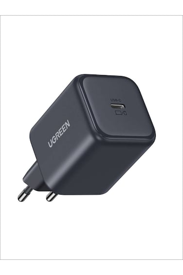 شاحن سريع UGREEN X524 USB-C GAN بقوة 45 واط - رمادي (X524-65056B)