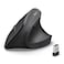 UGREEN Ergonomic Vertical Mouse, Bluetooth5.4+2.4GHz, 4 Adjustable DPI 4000/2000/1600/1000, 6 Buttons Wireless Mouse, for Office/Home/Study, Compatible with Windows, macOS, iOS, Android, Linux