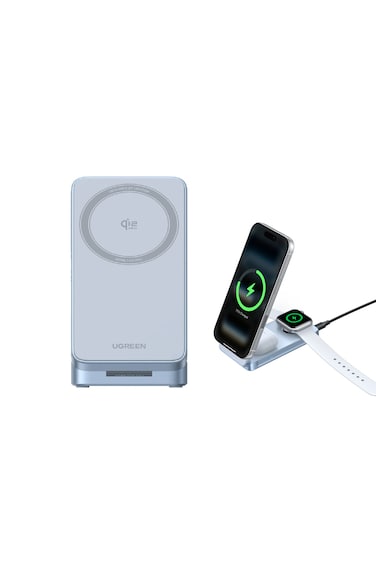 UGREEN 25W Qi2 MagFlow 3-in-1 Magnetic Wireless Charger