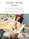 UGREEN 10000mAh Power Bank, Qi2 15W Certified Magnetic Wireless Charger, 30W USB-C Portable Battery Pack with Built-in Cable, MagSafe-Compatible Fast Charging for iPhone 17/16/15/14/13/12 Series,White