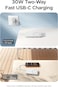 UGREEN 10000mAh Power Bank, Qi2 15W Certified Magnetic Wireless Charger, 30W USB-C Portable Battery Pack with Built-in Cable, MagSafe-Compatible Fast Charging for iPhone 17/16/15/14/13/12 Series,White