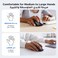 UGREEN Wireless Mouse, for Office/Home/Study, 2.4GHz Stable Connection, Ergonomic Silent Mouse, 3 Adjustable DPI (800/1200/1600), 2*AAA Battery, Compatible with Windows, macOS, iOS, Android, Linux