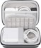 Lacdo Hard Carrying Case for MacBook Pro Air MagSafeMagSafe 2 Power Adapter, iPhone12 12 Pro Charger, USB-C Hub, Type-C Hub, Earbuds, USB Cable Organizer EVA Protective Shockproof Travel Bag Black