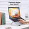 UGREEN Laptop Stand for Desk Aluminum Alloy Adjustable Laptop Holder Ergonomic Portable Foldable Lightweight Notebook Stand for Desk Compatible with MacBook Pro Macbook Air Chromebook Matebook etc
