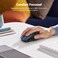 UGREEN Wireless Mouse, 2.4G Stable Connection, 5 Adjustable 4000 DPI, 5 Buttons, Silent and Ergonomic, for Office/Home/Study, Compatible with Windows, macOS, iOS, Android, Linux, Blue