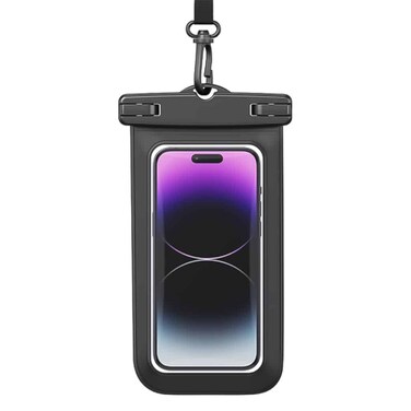 MoXom IPX8 Waterproof Mobile Case for Ultimate Protection - Transparent &amp; Black