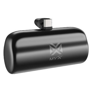 باور بانك من ماي اكس بحجم صغير مع ستاند قابل للطي بسعة 5000 مللي امبير MY106