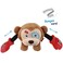 Rock Zoo King Boxer Monkey with Squeaker &amp; Crinkle S