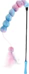 GiGwi Catwand Feather Teaser with natural feather, plush tail and TPR handle