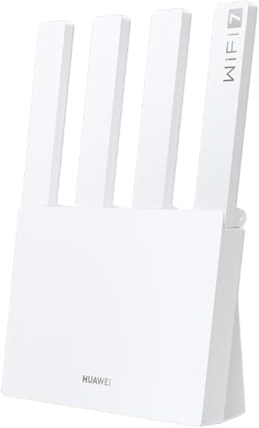 Huawei WiFi BE3 Router, WiFi 7, 3.6 Gbps, Dual band, Visualized Wi-Fi Diagnosis, Parental control, White