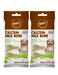Gnawlers Calcium Milk Bone 3" Medium Dog Snack 90g   4pcs x 2 Pack