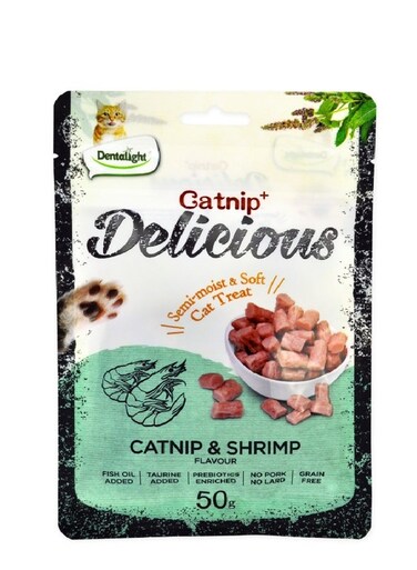 علاج القطط بالنعناع مع الجمبري - 50 جرام