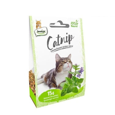 Dentalight Natural Catnip for Cats &ndash; 15g &ndash; Organic Fun &amp; Play