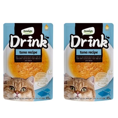 Dentalight Cat Drink Tuna 45g 2PC Pack &ndash; Natural Cat Hydration Drink