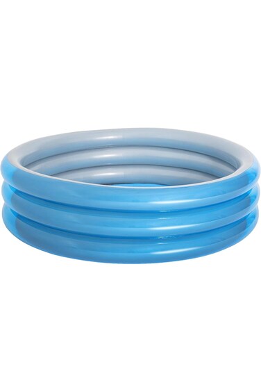 Bestway Inflatable Big Metallic 3-Ring Pool 2.01mx 53cm 51043