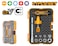 INGCO 32PCS T-Handle Wrench Screwdriver Set HKSDB0318 Professional Heavy-Duty Multi-Purpose Tool Kit for Automotive, Mechanical, and DIY Applications