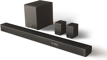 Hisense AX5100G 5.1 Channel 340W Dolby Atmos Soundbar with wireless subwoofer and rear speakers