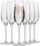Cuisine Art Champange Glass, 190ml, Transparent, 6 Pieces