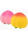 2 Pack Squishy Peach Sensory Toys Stretchy Squeeze Fidget Balls