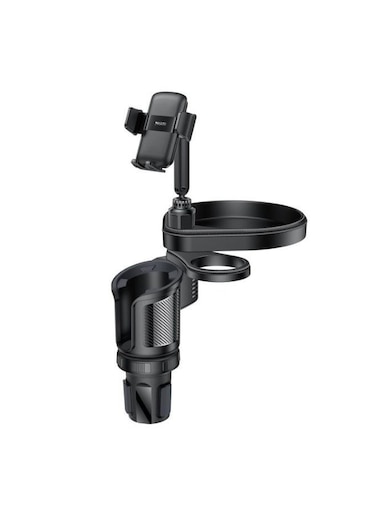 Yesido C274 4-in-1 Rotating Car Cup Phone Mount &ndash; Multifunctional Cup Holder Stand with 360&deg; Rotation, Adjustable Arm, Secure Grip, Universal Smartphone Compatibility