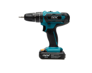 Clarke  CL-CRD-21V Cordless Driver Drill 21V With Bit Set

