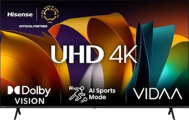 Hisense 85 Inch 4K UHD Smart TV &ndash;  60Hz, HDR10+, Dolby Vision, AI Sports Mode, Game Mode Plus &amp; Voice Control