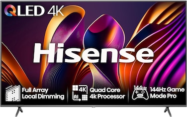 Hisense 55" E7N Pro QLED 4k Smart TV - 144 Hz Refresh Rate