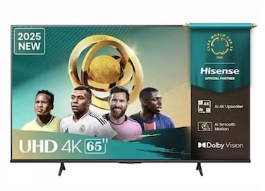 65 Inch UHD4K Up scaler A6 SERIES Full Smart TV 65A61Q Black