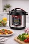 RAF 12L Electric Pressure Cooker 1600W   Multi-Function Digital Rice &amp; Pressure Cooker   Smart LED Display with 24-Hour Timer   Non-Stick Inner Pot Electric Cooker for Rice, Soup, Meat &amp; More