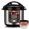 RAF 12L Electric Pressure Cooker 1600W   Multi-Function Digital Rice &amp; Pressure Cooker   Smart LED Display with 24-Hour Timer   Non-Stick Inner Pot Electric Cooker for Rice, Soup, Meat &amp; More