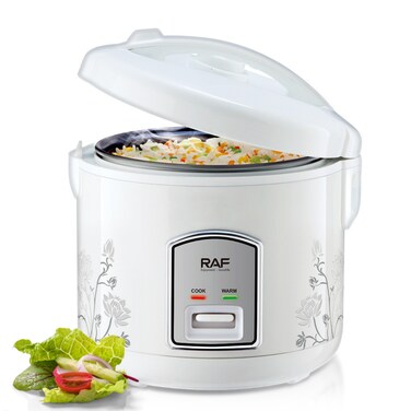 RAF Electric Rice Cooker &amp; Steamer Cooker 900W   5L Large Capacity Electric Cooker   Non-Stick Coating, Constant Temperature   Healthy Kitchen Appliance with 80% Less Oil