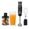 RAF 4 in 1 Hand Blender Set 1600W &ndash; Powerful Stick Blender with Two Speed Switches, 4 Blades, Chopper, Whisk &amp; 600ml Jar &ndash; Multifunction Food Processor for Juices, Smoothies &amp; Cooking