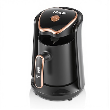 RAF Turkish Coffee Pot &ndash; 600W Electric Coffee Maker, 300ml Capacity, One-Click Operation, Multi-Use for Turkish Coffee &amp; Tea, Fast Heating 65&deg;C&ndash;100&deg;C