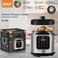 RAF 6L Electric Pressure Cooker 1000W   Smart Digital Rice &amp; Pressure Cooker   One-Touch Cooking Programs   24-Hour Delay Timer &amp; Keep Warm   Stainless Steel Electric Cooker