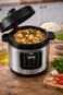 RAF 6L Electric Pressure Cooker 1000W   Smart Digital Rice &amp; Pressure Cooker   One-Touch Cooking Programs   24-Hour Delay Timer &amp; Keep Warm   Stainless Steel Electric Cooker