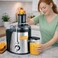 RAF Juicer Extractor 250W   Stainless Steel Fast Juice Maker with 350ml Jug   18,000 RPM High-Speed Juicer Blender   Compact Orange Juice Maker for Home Kitchen