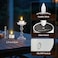 SoulBay Solar Candles Outdoor Waterproof, 6 Pack Small Flameless Flickering LED Tea Lights with Dusk to Dawn Sensor, Bright Lights for Lanterns Window Chandelier Garden Patio Deck Chandelier D&eacute;cor
